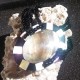 Bracelet nacre noire et damier de nacre, tahiti